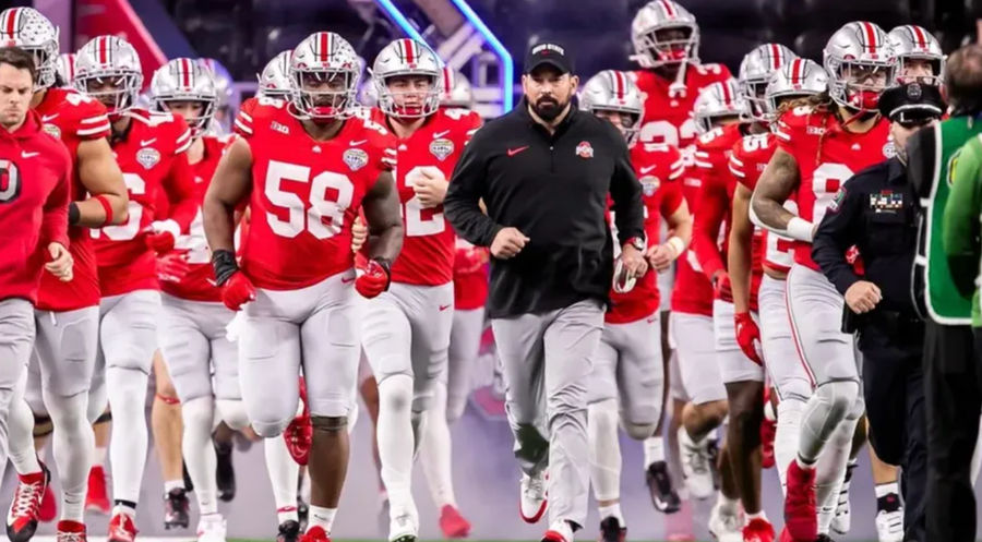 Ryan Day and the Ohio State Buckeyes take the field. source: Getty Images