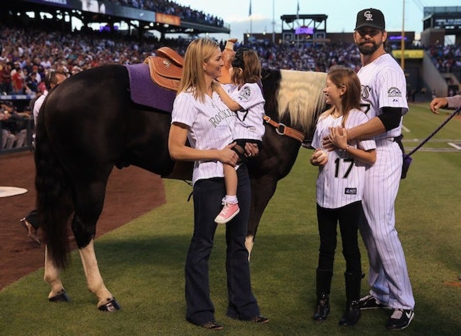 Todd Helton Got A Horse