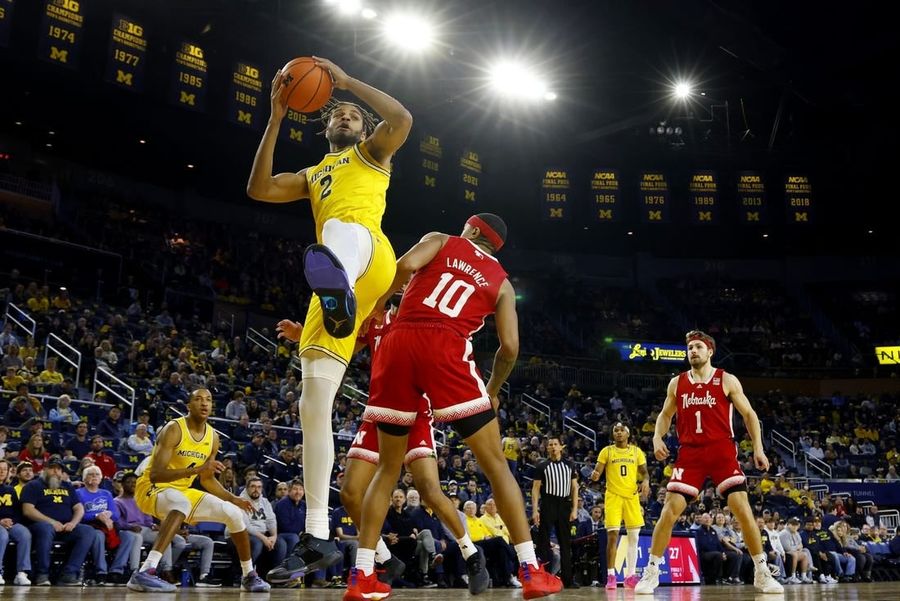 Nebraska routs Michigan to strengthen NCAA chances
