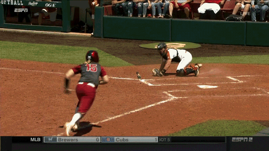 Oklahoma Softball Scores Unconventional Run