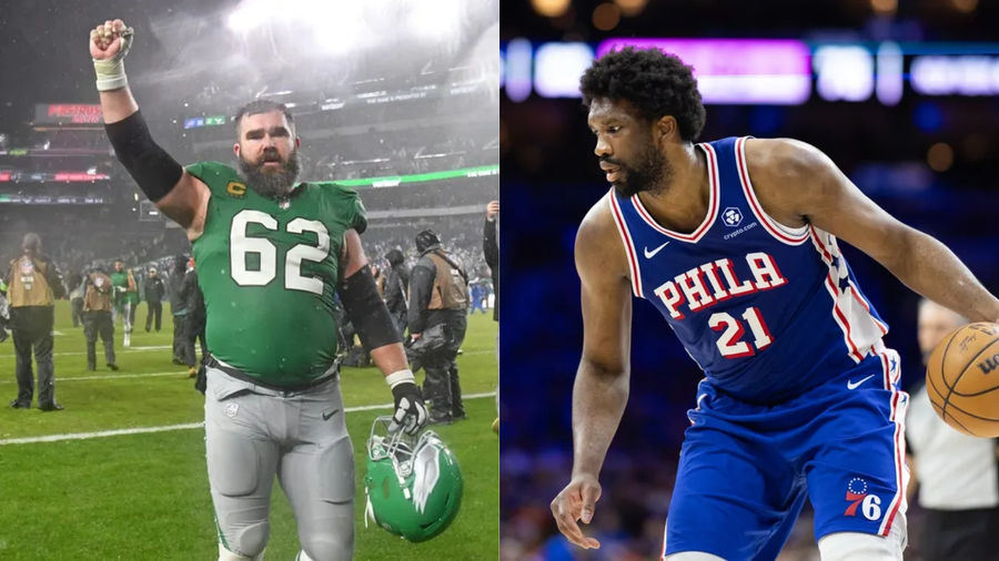 Jason Kelce, Joel Embiid Deserve a Break for Their Saturday Altercations