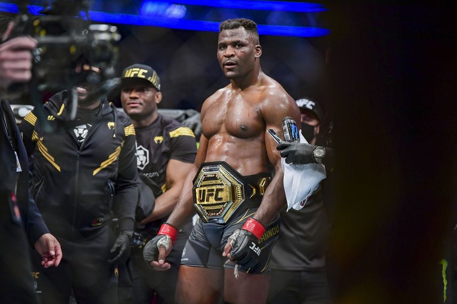 Francis Ngannou paying tribute in MMA return after son's death