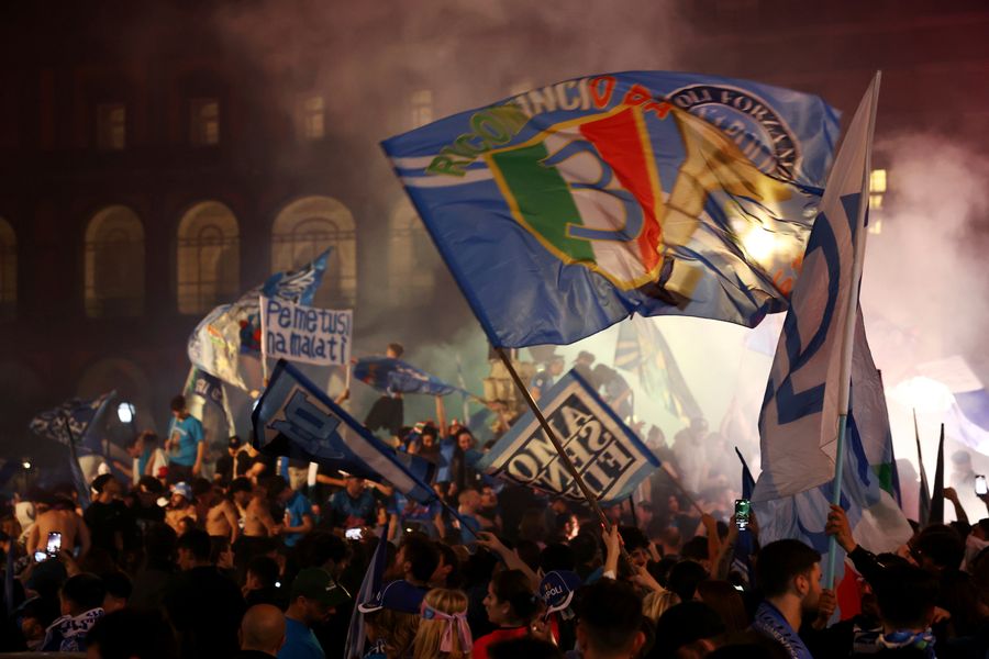 You have never been as excited about anything as Naples was about the Scudetto yesterday