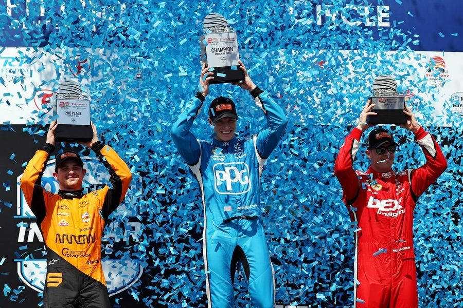 Indy: DQs in St. Petersburg make Pato O'Ward new winner