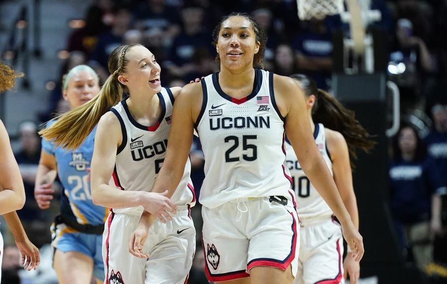 Paige Bueckers stuffs stat sheet as No. 9 UConn drills Marquette
