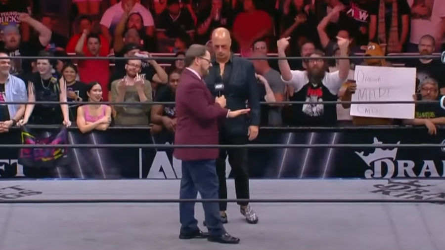 Don Callis shows everyone what wrestling heat really looks like
