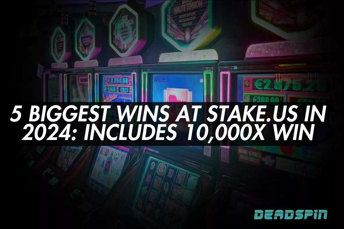 5 Biggest Wins at Stake.us in 2024: Includes 10,000x Win