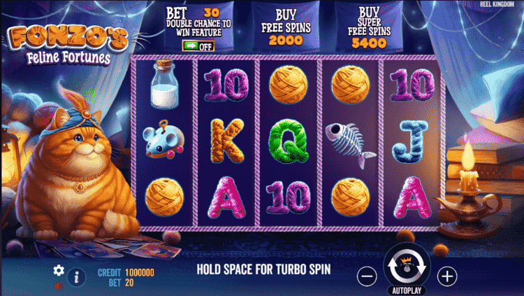 Fonzo's Feline Fortunes slot