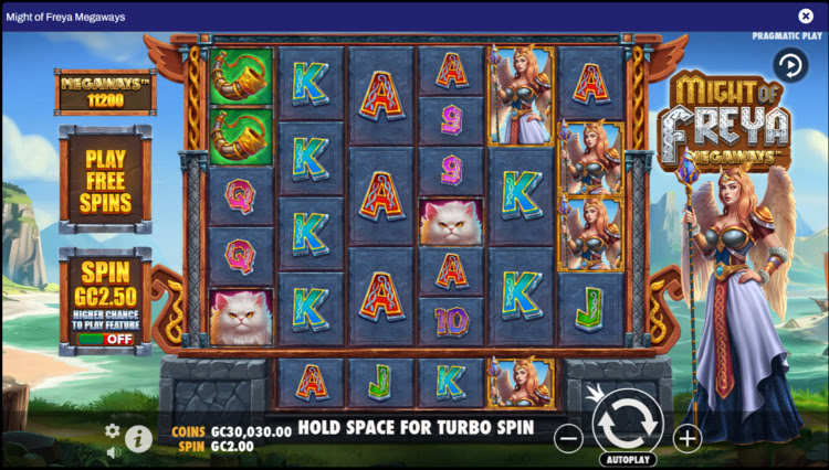 Might of freya megaways slot exclusive game Realprize casino