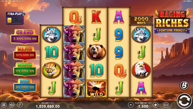 Raging riches slot