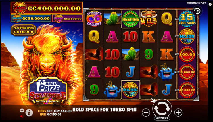 RealPrize stampede connect and collect