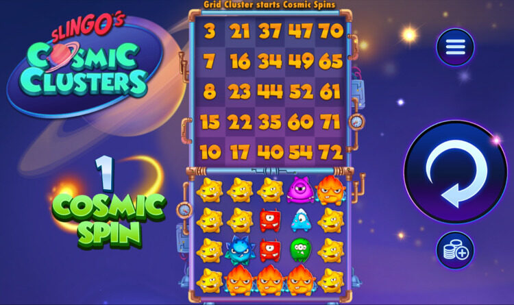 Slingo's Cosmic Clusters - High 5 casino