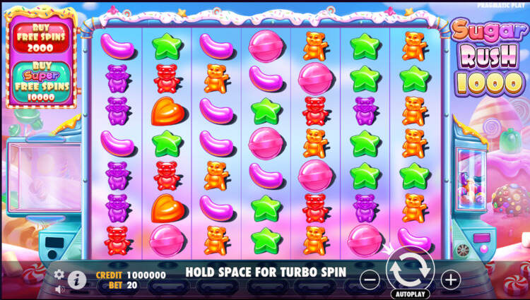 sugar rush 1000 sweeps slot