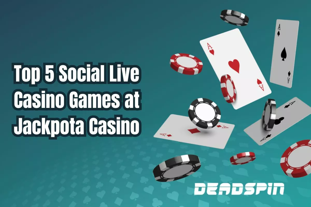 Top 5 Social Live Casino Games at Jackpota Casino
