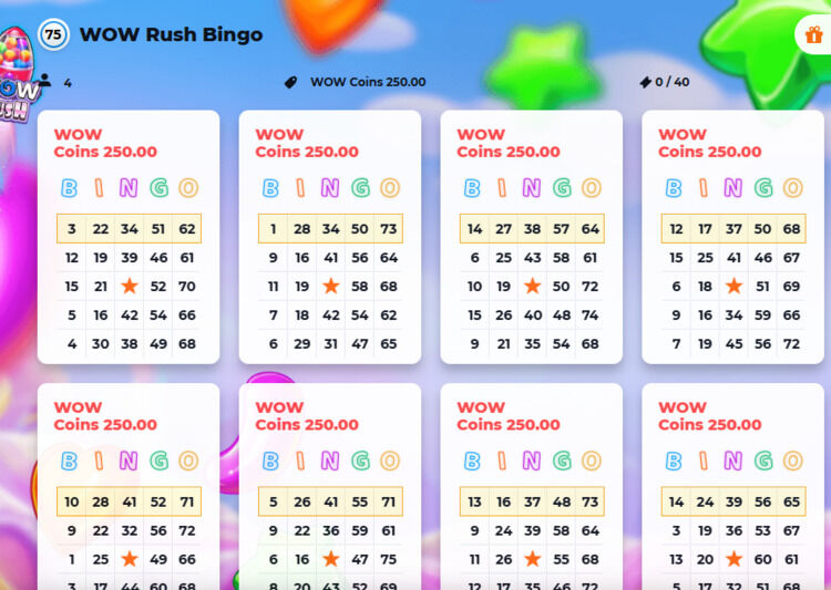 Wow Vegas social bingo