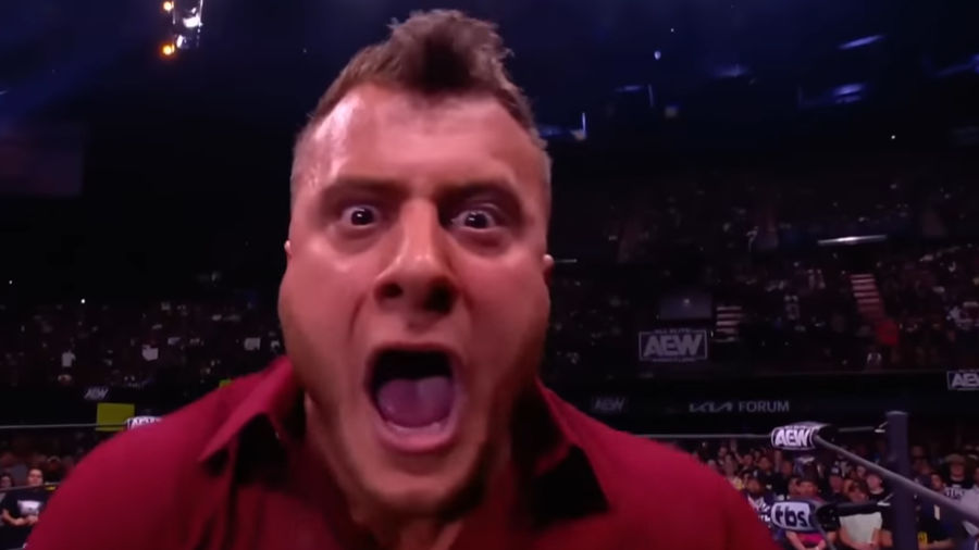 MJF is stealing the AEW title tonight at Grand Slam, isn’t he?