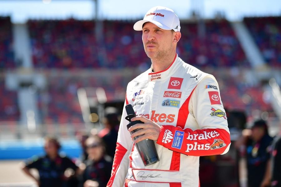NASCAR notebook: Denny Hamlin leads Joe Gibbs Racing's front-row sweep