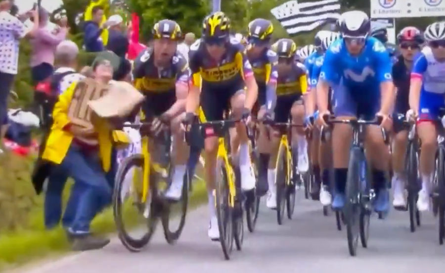 SEE IT: Fan causes pile-up at Tour de France [Updated]