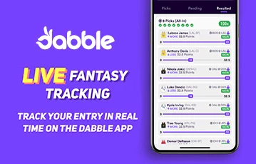 Dabble sport live tracking