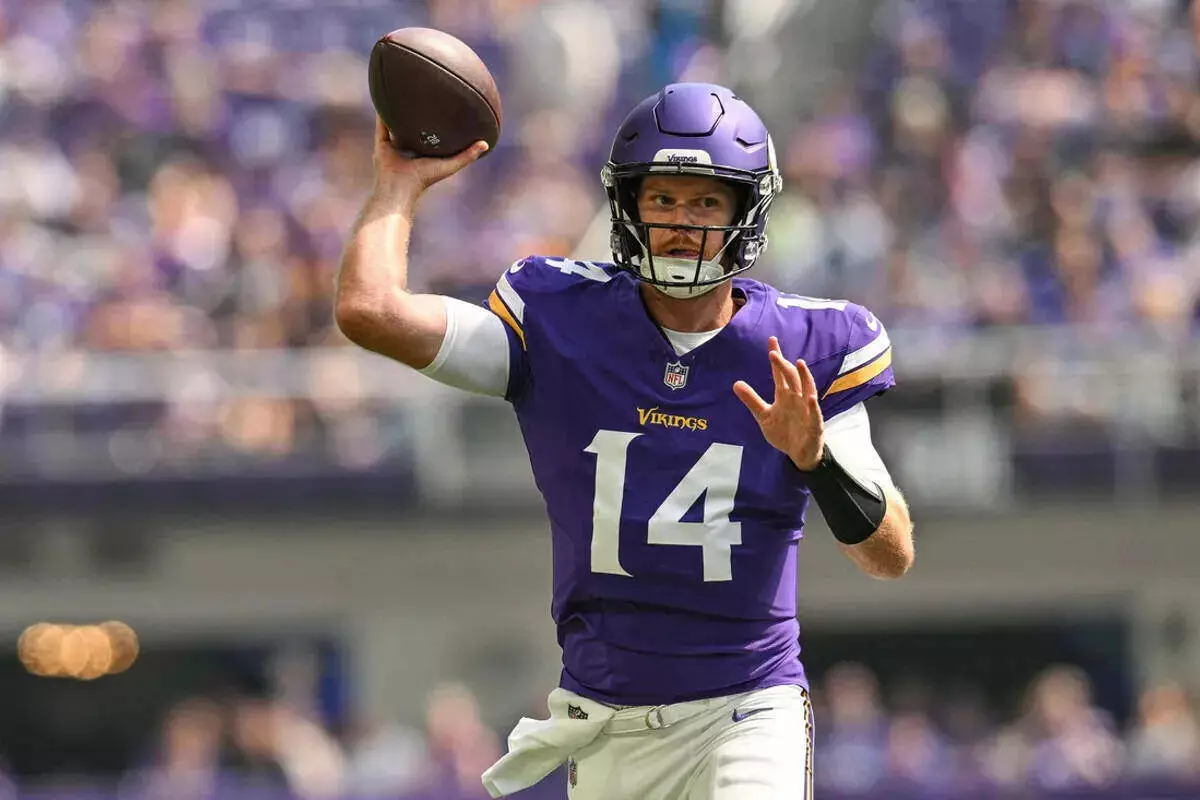 minnesota vikings qb sam darnold