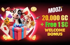 Moozi Casino Promo Code: Get 20000 GC &amp; 1 SC Free